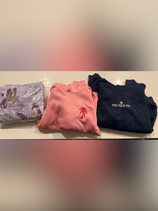 Other - Kids' Inspired Palm Embroidered Pullover Sweatshirts (lot of 3)